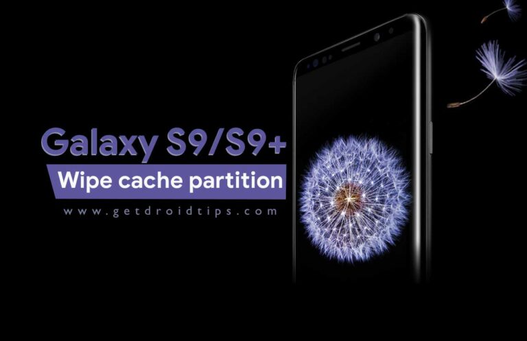 samsung s9 wipe cache partition