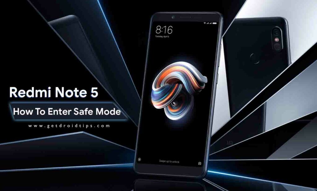 safe mode in redmi note 5 pro