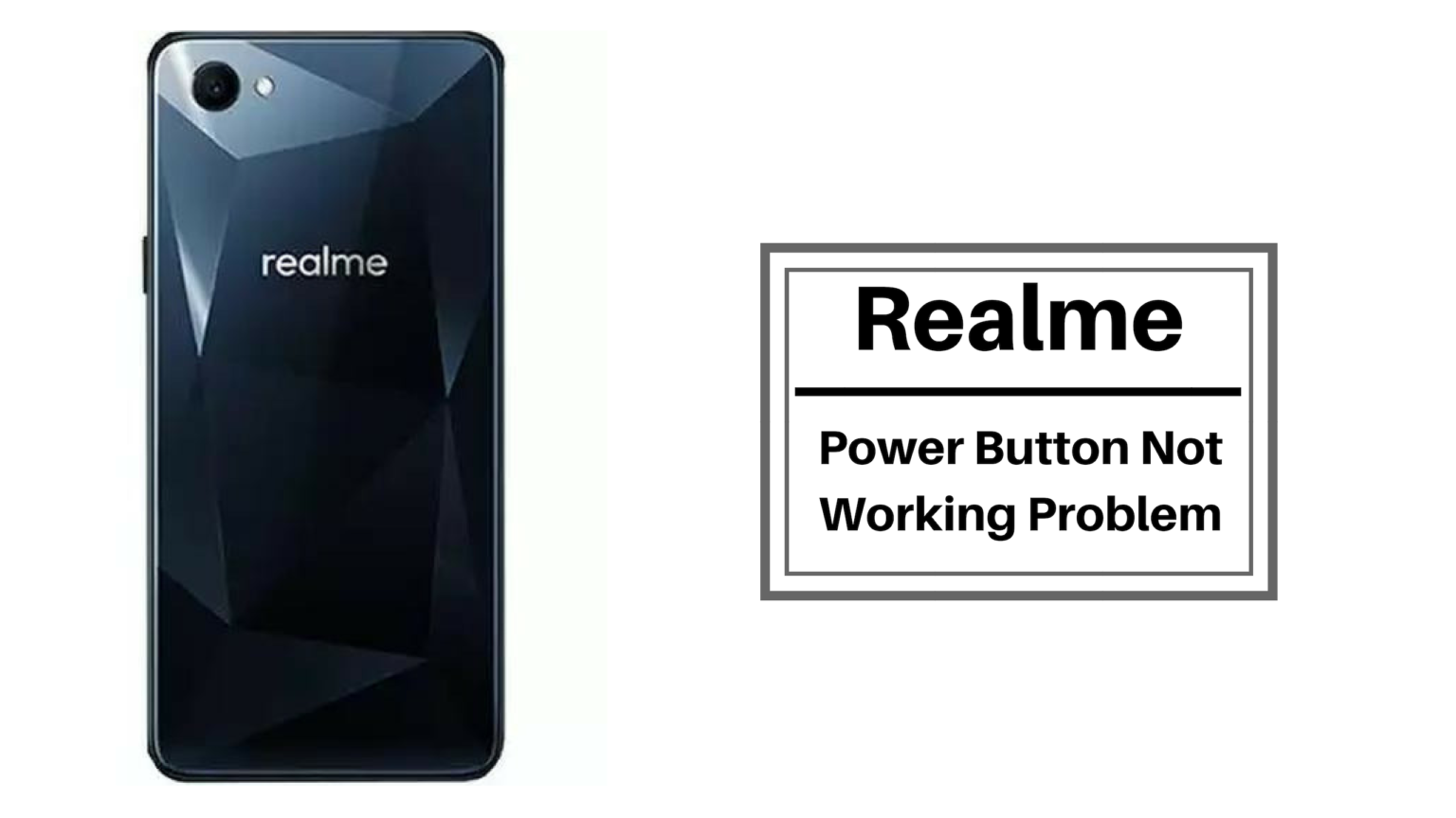 realme 10 power button not working