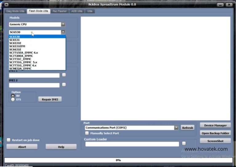 nck box spreadtrum module