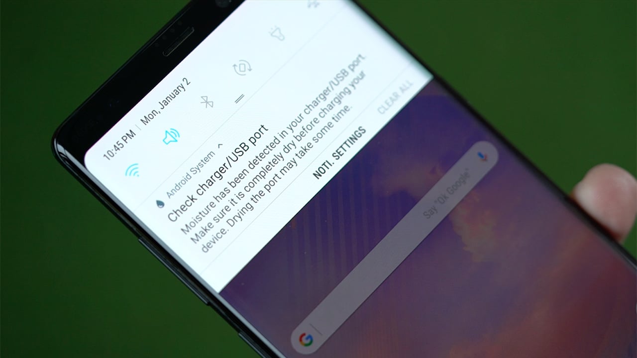 Fix moisture has been detected Error on Samsung Galaxy devices