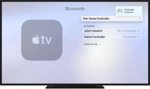 pair ps4 controller with apple tv 4