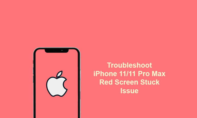 how to get the red screen off iphone 11