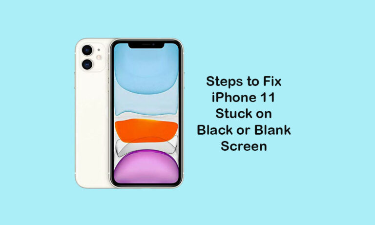 How to Fix iPhone 11 Stuck on Black or Blank Screen