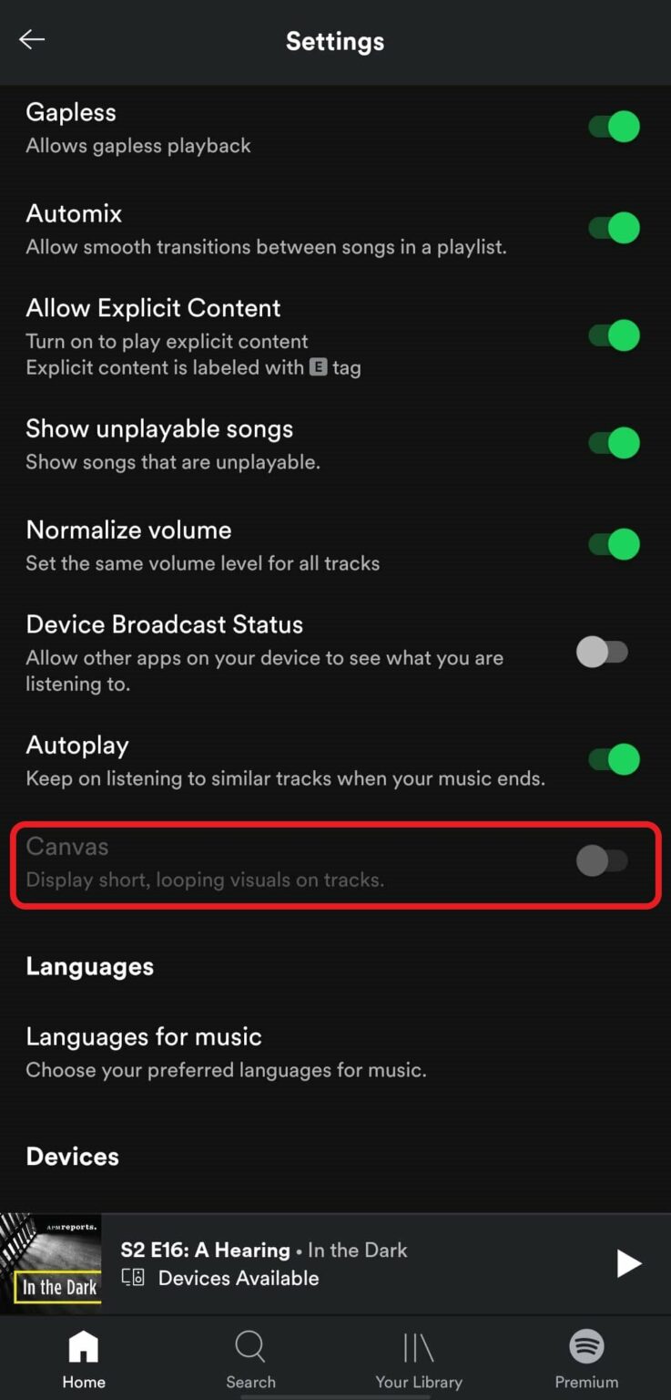 How to Disable Spotify’s background videos on Aple and Android Devices