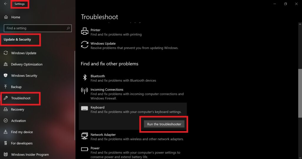 How to Fix Windows 10 Keyboard Special Characters if not working?