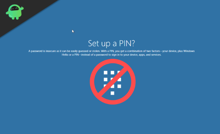 How To Disable Windows Hello Pin Sign In Option 8198
