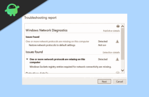 How To Fix Network Protocols Missing Error In Windows 10