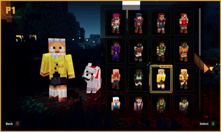 list of all minecraft skins