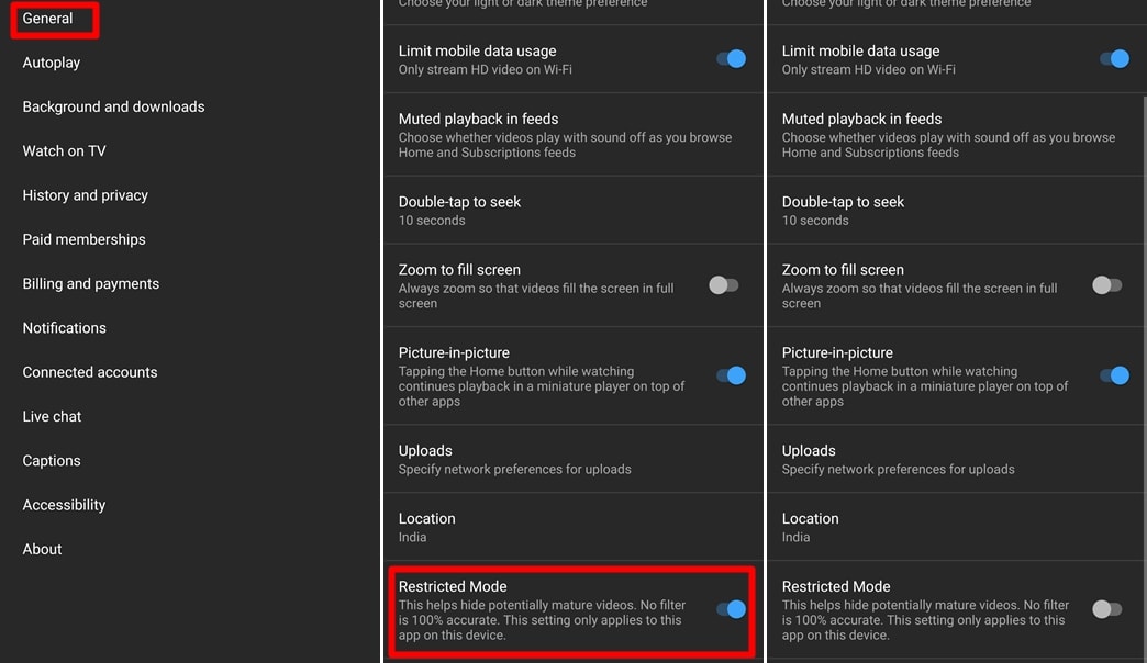 What is YouTube Restricted Mode? How to Disable