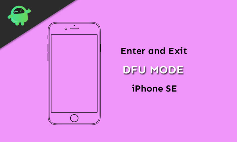 How To Enter And Exit DFU Mode On IPhone SE