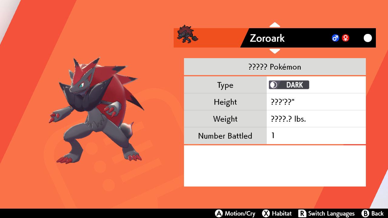 How To Get Zoroark In Pokémon Sword And Shield Isle Of Armor