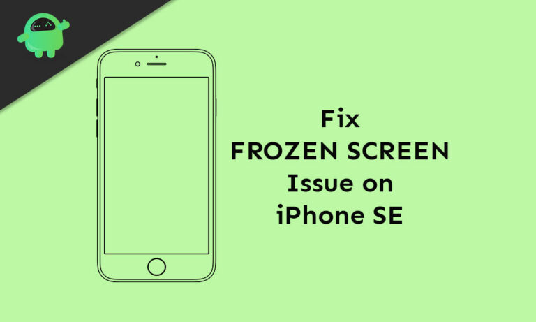 How to fix frozen screen problem on iPhone SE