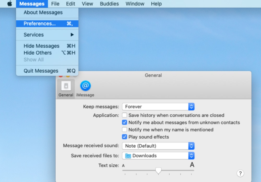 How To Disable Or Turn Off Messages In MacOS 