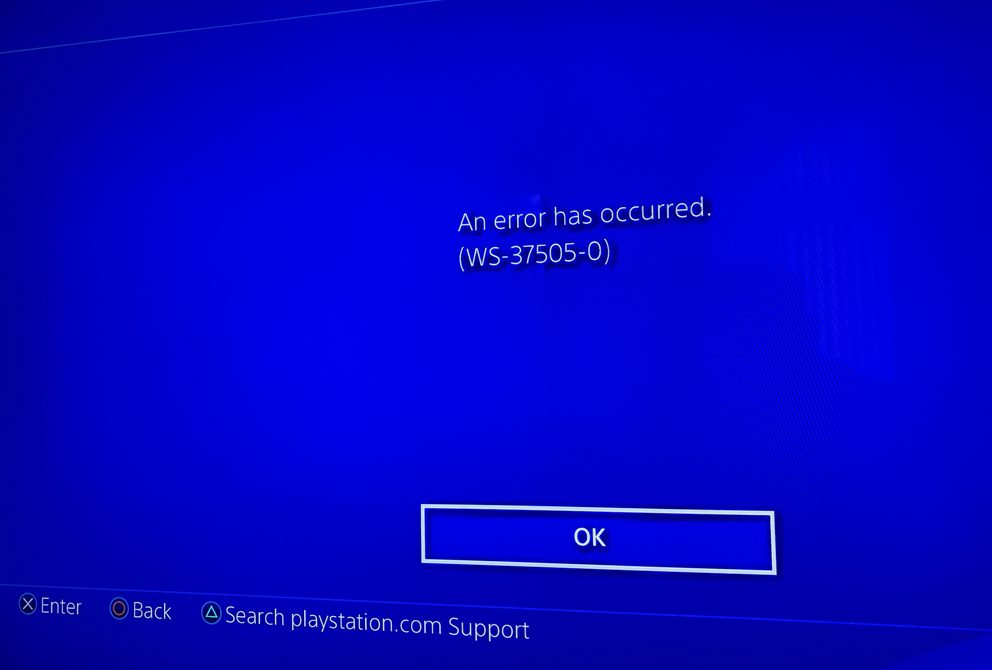 Is Psn Down For You Getting Ps4 Error Code Ws 0 Constantly Fix