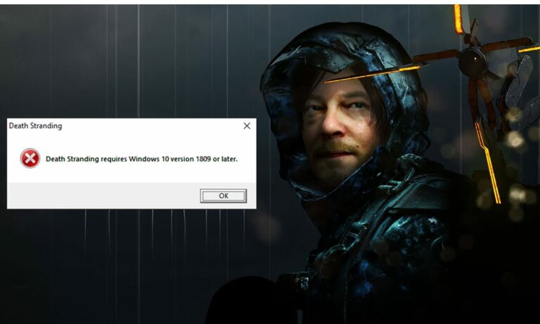 Death stranding не запускается на windows 10