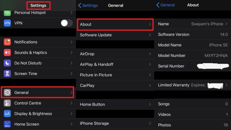 6 Ways To Find Your iPhone Serial Number Guide 