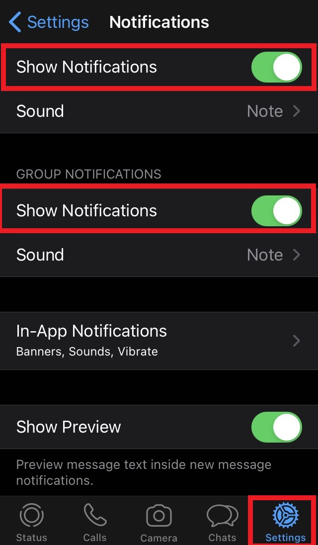 change whatsapp notification sound windows desktop app