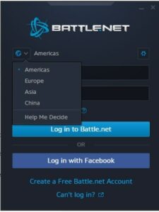 blizzard battle.net server