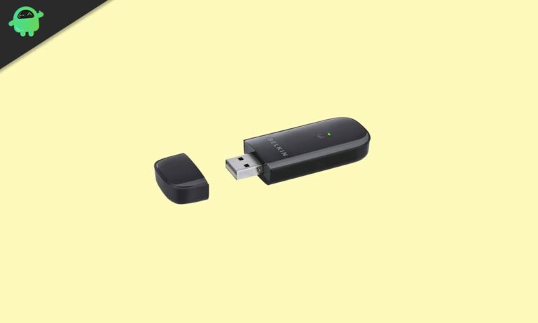 belkin usb wireless adapter driver error