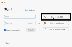 zoom login with sso