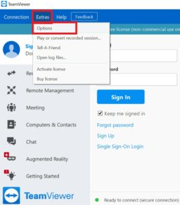 change master password teamviewer host