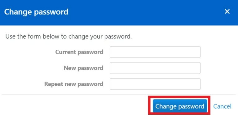 teamviewer online password change