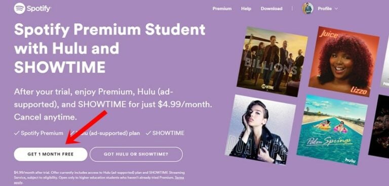 showtime student discount