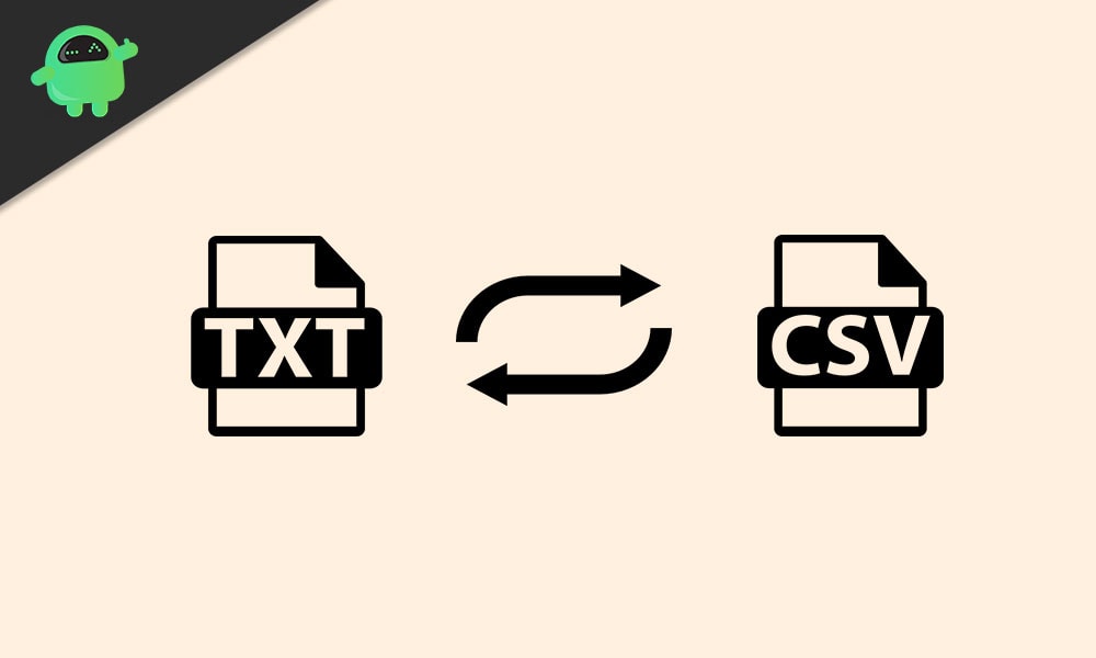 How To Convert TXT To CSV 