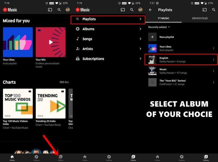 How To Change The YouTube Music Playlist Cover