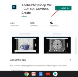 how to download photoshop on a chromebook