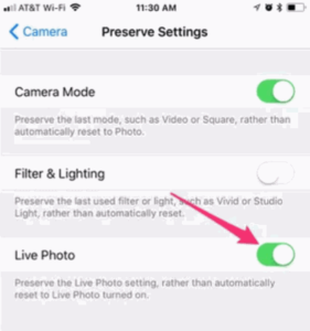 How to Completely Disable Live Photo on iPhone Camera