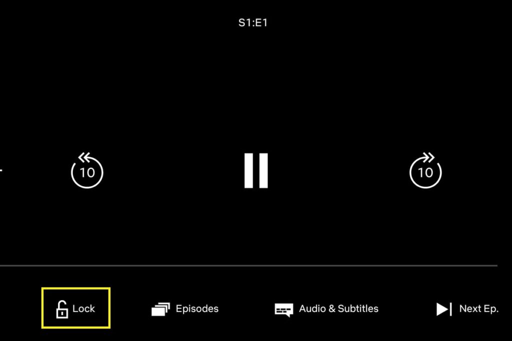 How to Lock and Unlock Screen in Netflix on iPhone and iPad