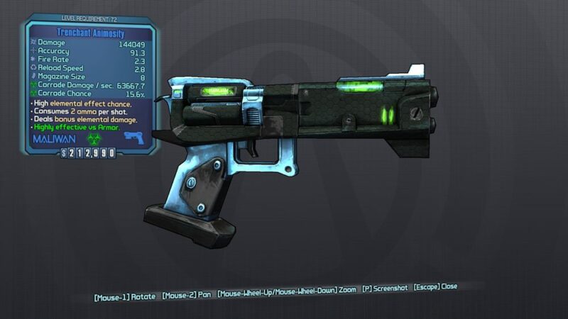 Borderlands 2 All Weapon And Items List : Detailed Guide