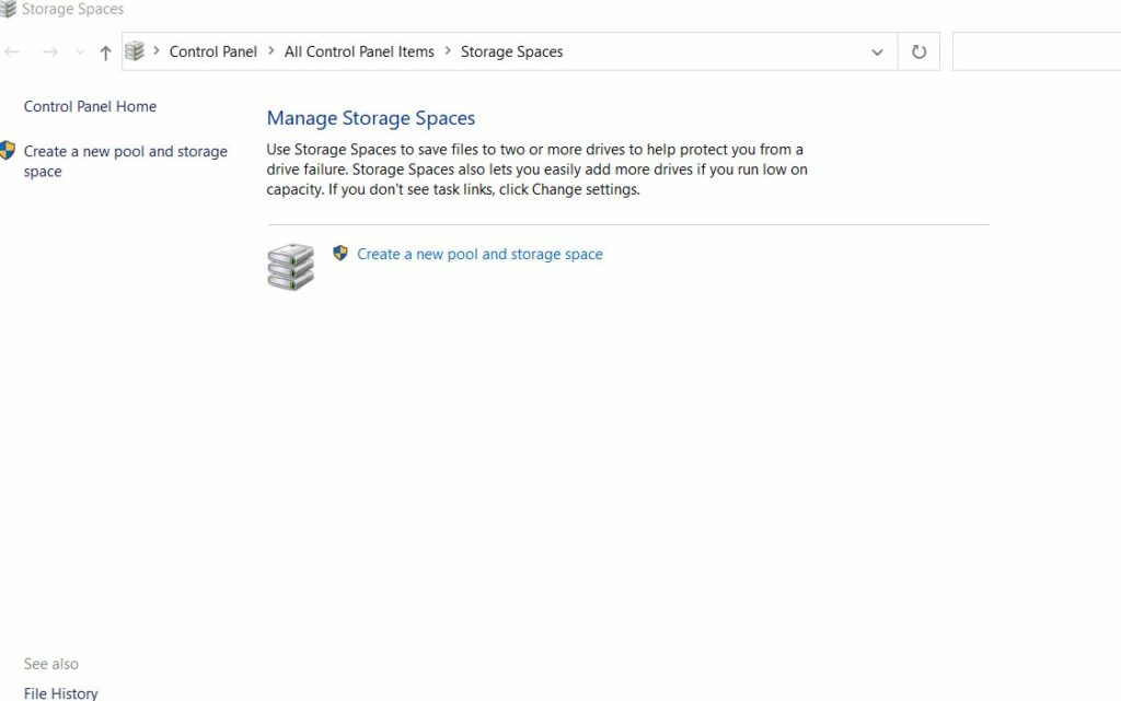 How To Use Storage Spaces On Windows 10 For Data Backups?