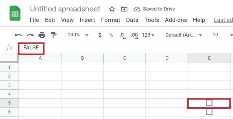 how to insert a checkbox in google sheets