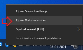 chrome not showing up in volume mixer