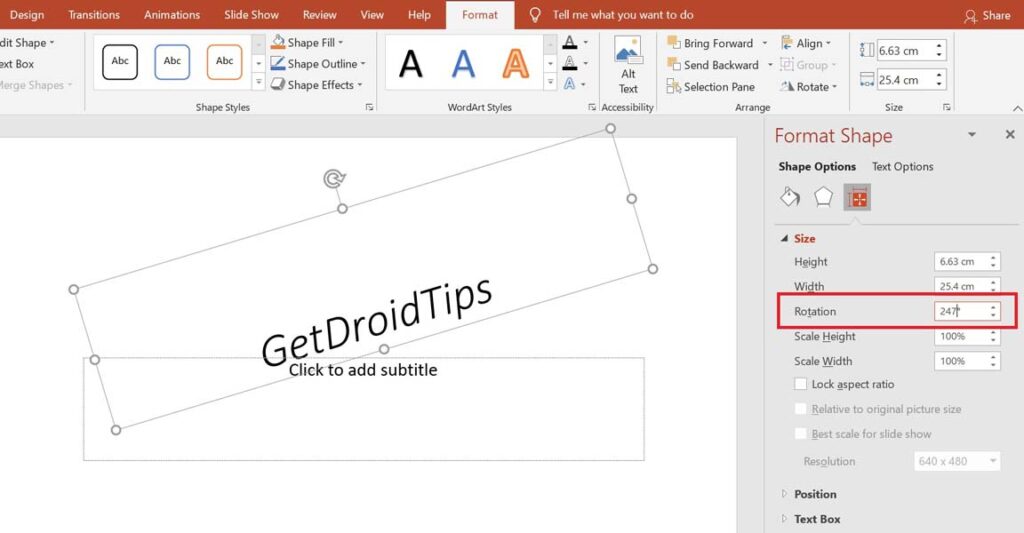 How to Rotate Text in Microsoft PowerPoint [Guide]