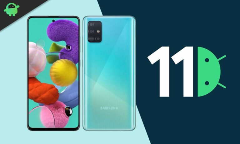 galaxy a51 update android 11