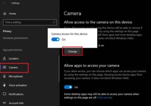 How to Enable or Disable Camera and Microphone in Windows 10