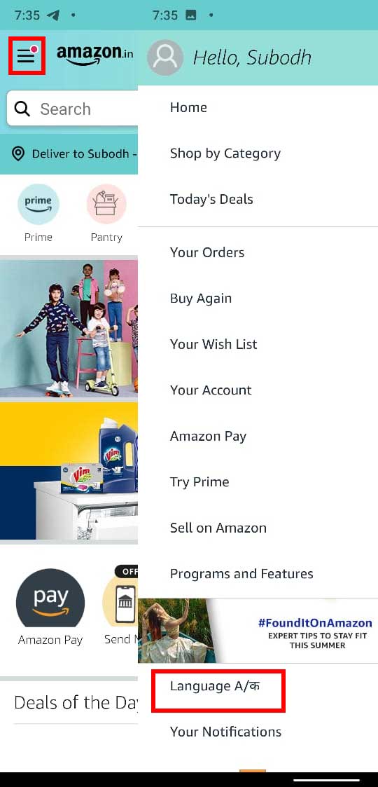 how-to-change-language-in-amazon-app