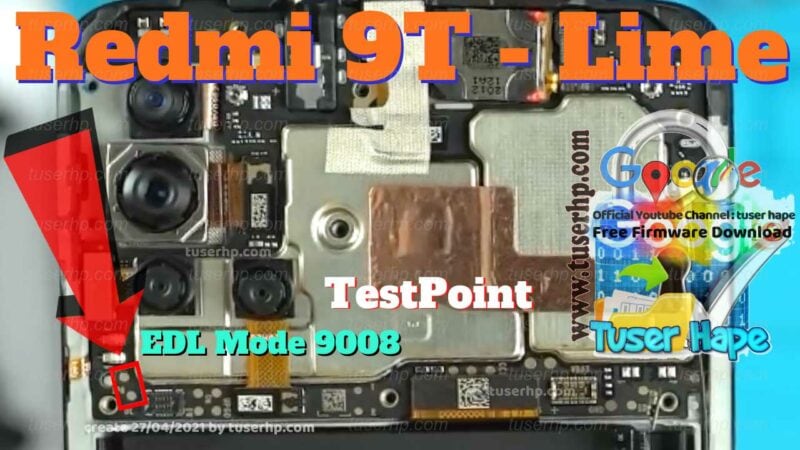 Xiaomi Redmi 9t Test Point Edl Mode 9008 Isp Emmc Pinout 0337