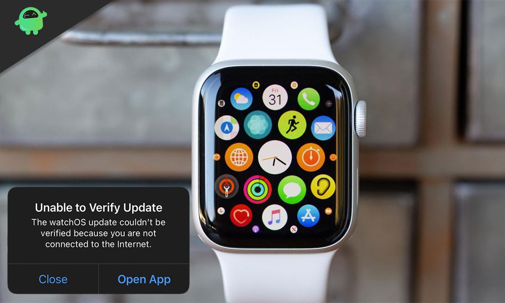 Apple watch stuck on verifying online update