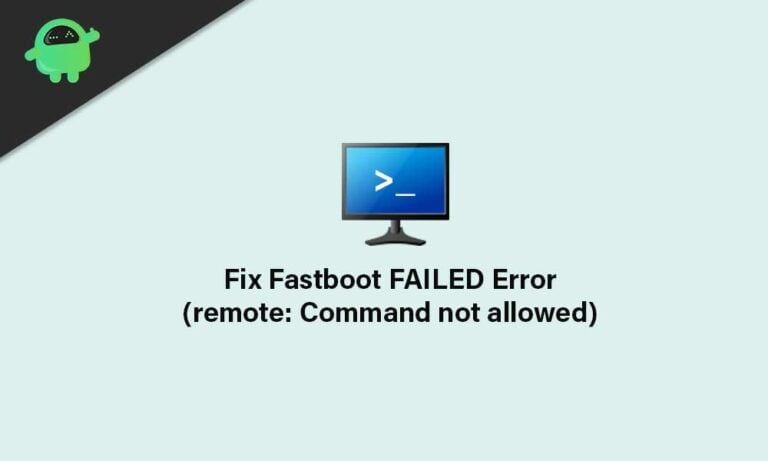 fastboot oem FAILED remote Invalid command