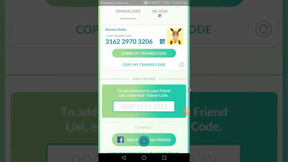 Pokemon Go Worldwide Friend Codes