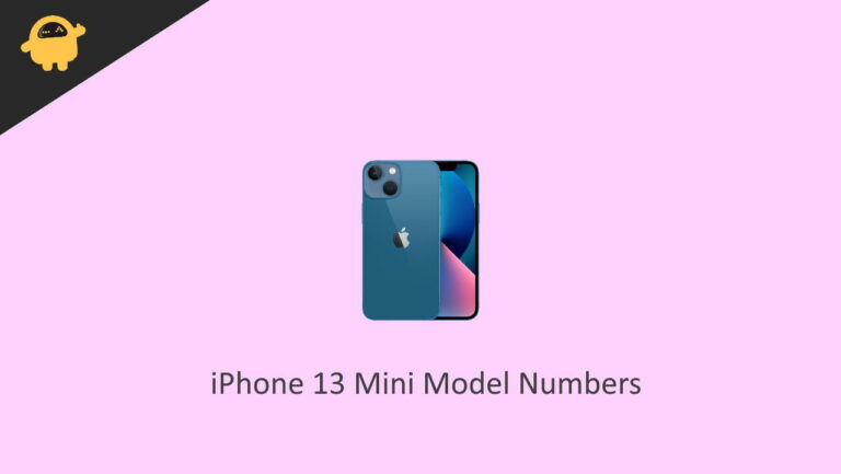 iPhone 13 Mini Model Numbers: What’s The Difference in A2481, A2626 ...