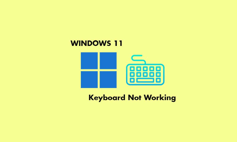 windows 11 not working keyboard