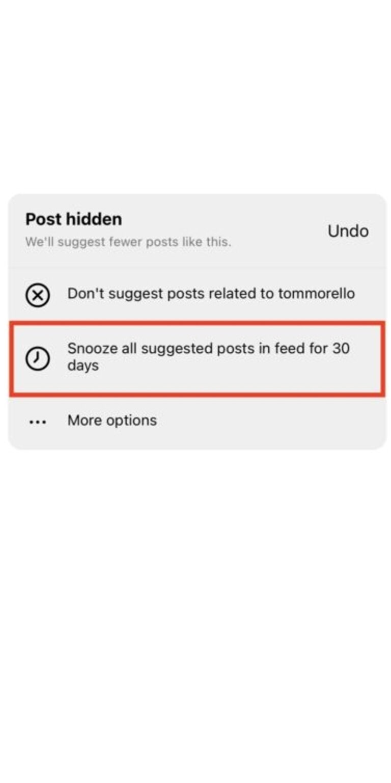 How to Turn off Suggested Posts on Instagram