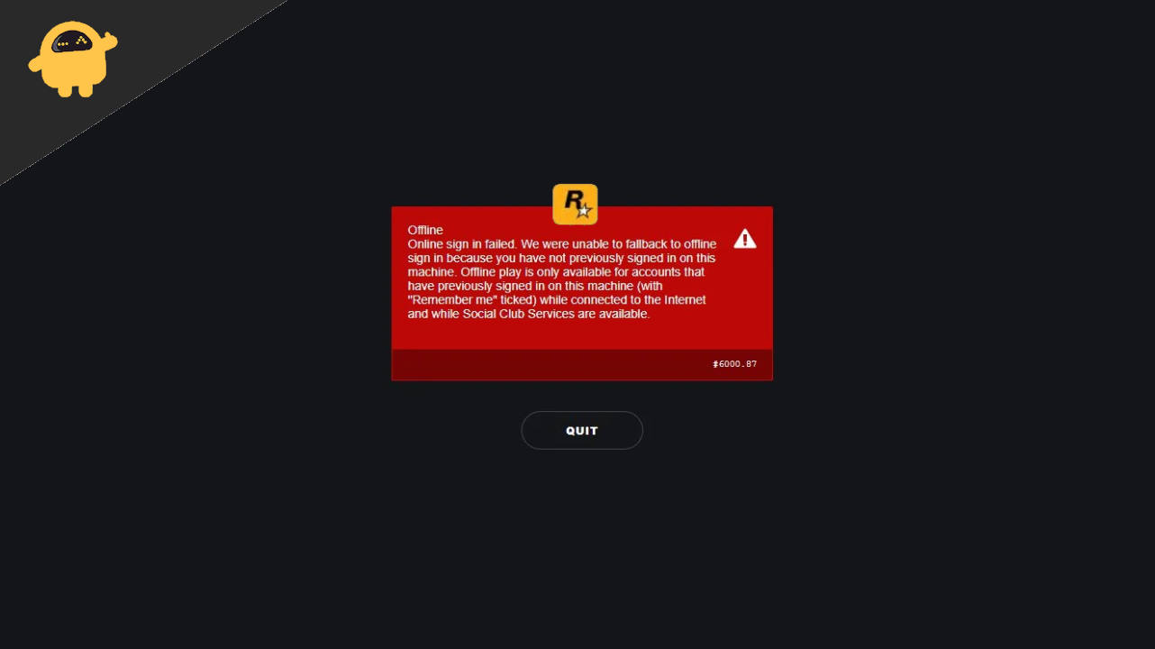 rockstar games launcher not letting me sign in