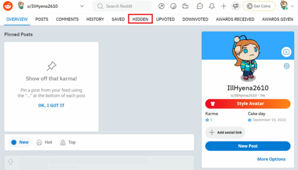 how to find hidden content on. reddit